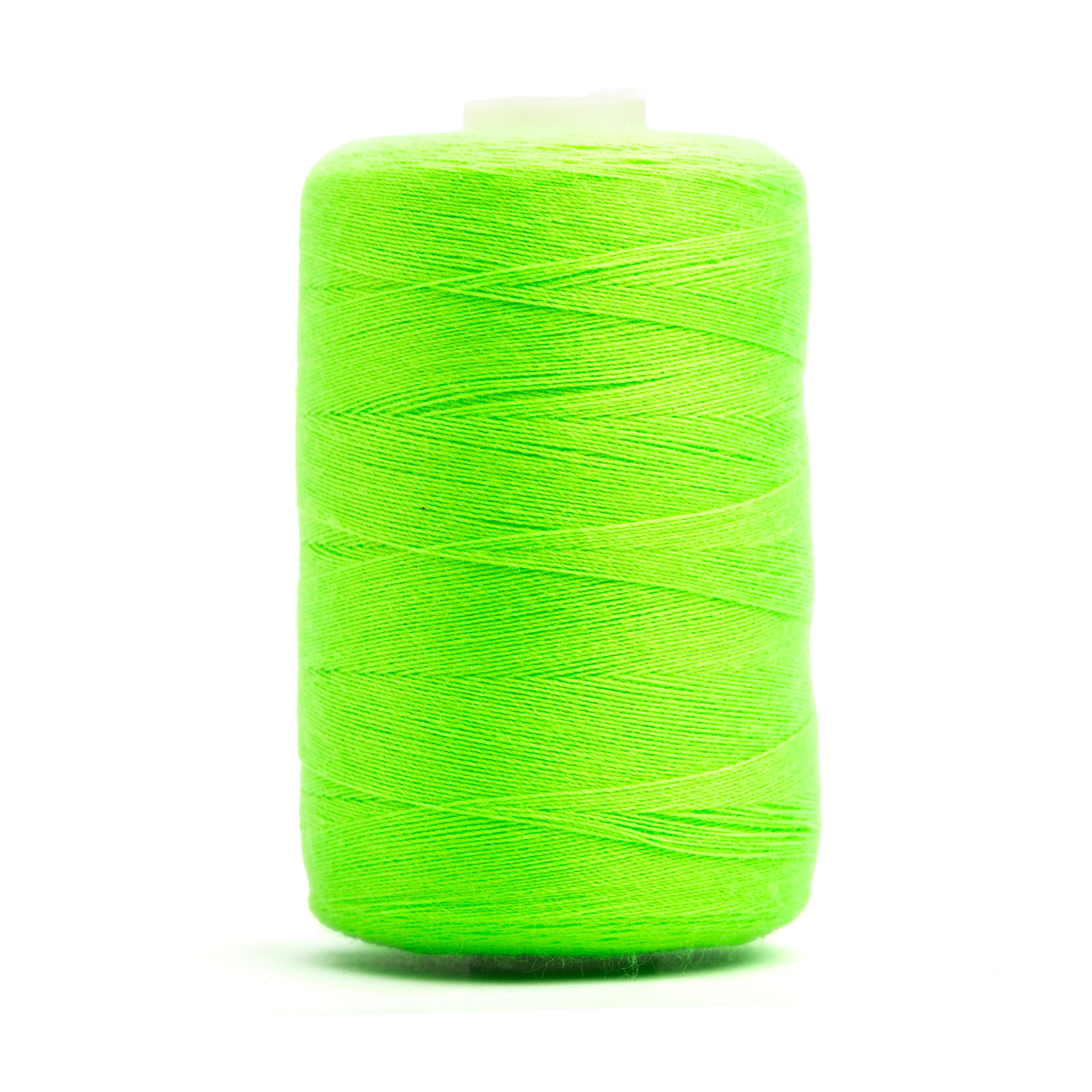 Realm Overlocking Sewing Machine Polyester Thread x One 1000 Yard Spool - Fluorescent Lime