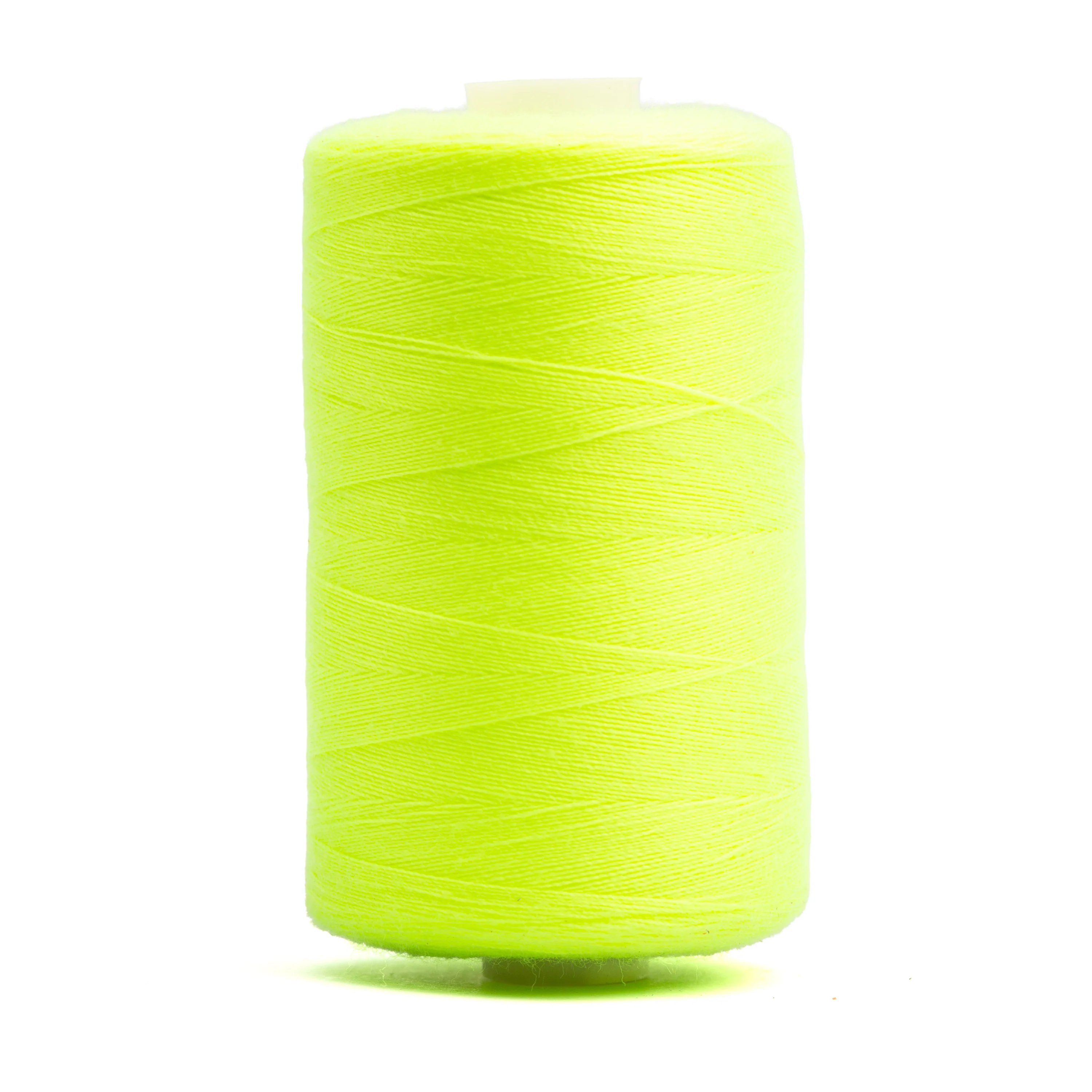 Realm Overlocking Sewing Machine Polyester Thread x One 1000 Yard Spool - Fluorescent Yellow