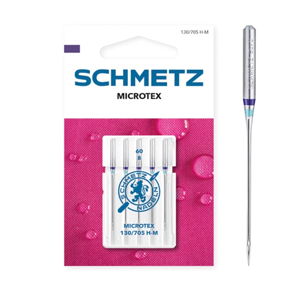 Schmetz Microtex Size 60 Machine Needles 5 Piece Card SCH-719157
